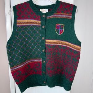 Vintage Susan Bristol 1980s sweater vest